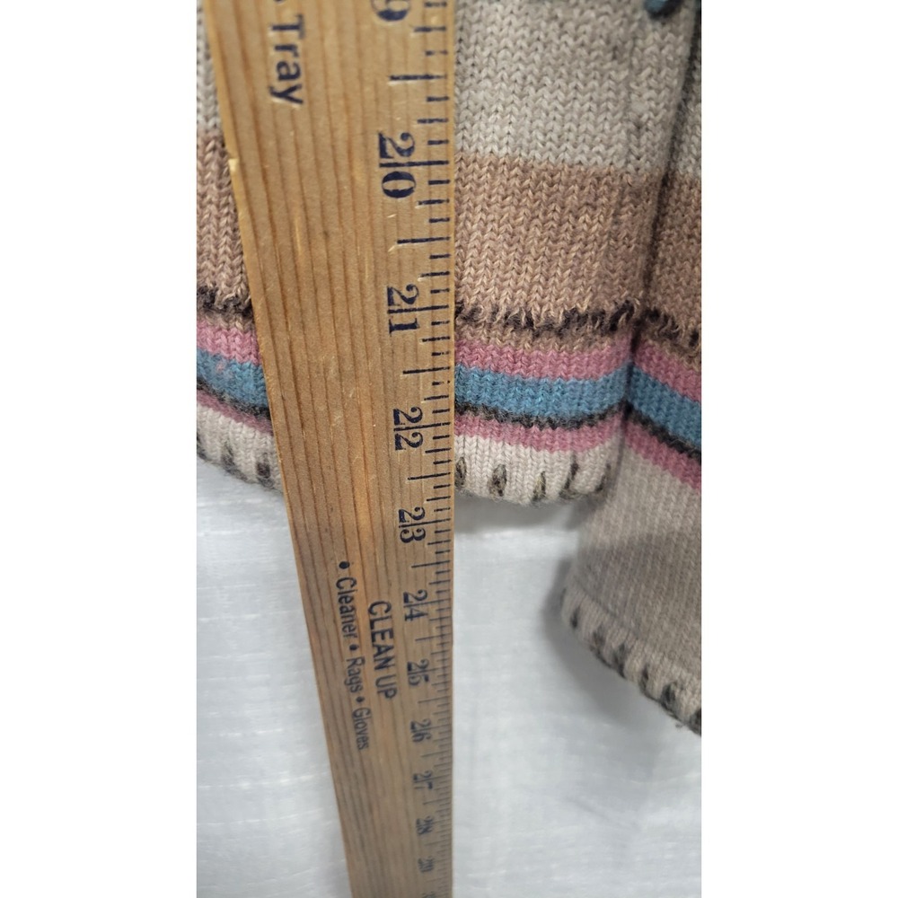 Vintage Charter Club Womans Striped Wool Cotton Long Sleeve Sweater Gilmore Girl - Picture 4 of 8